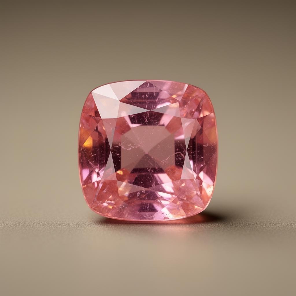A single Padparadscha