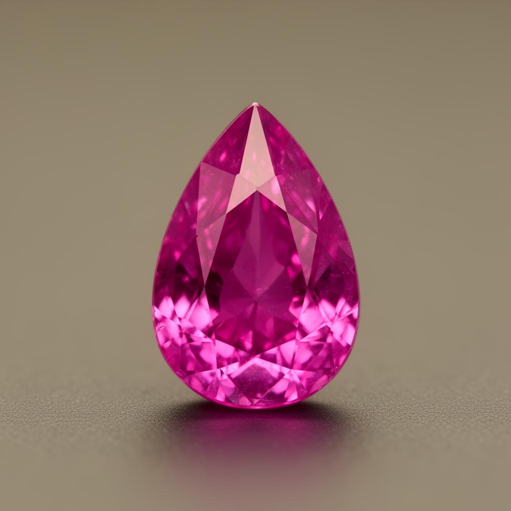 A single Pink Sapphire