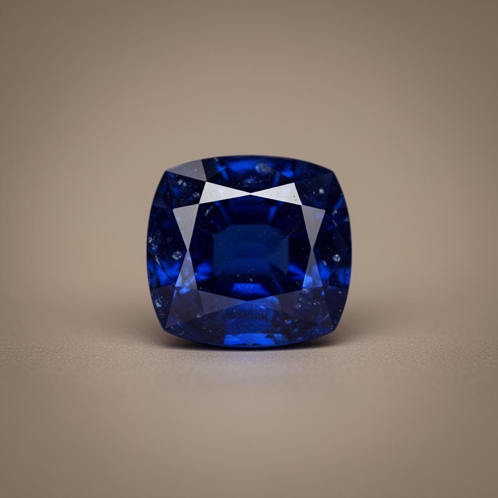 A single Royal Blue Sapphire